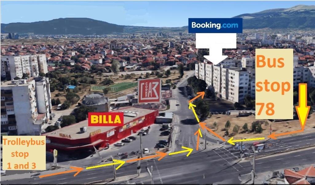 2 Bedrooms With Private Bath And Balcony Near The Airport Sófia Exterior foto